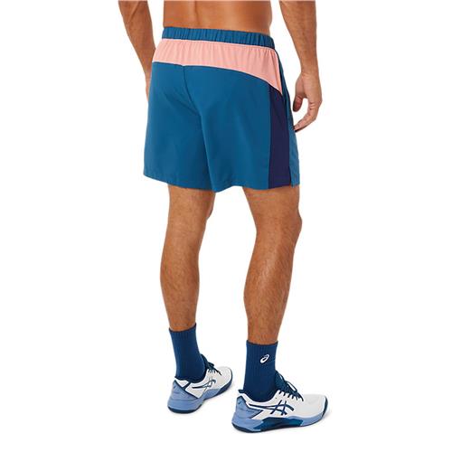 Asics Men Court Colour Block Short (Light Indigo)