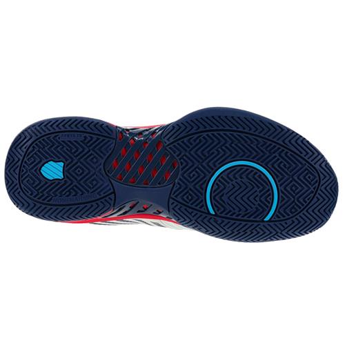 K-Swiss Hypercourt Express Light 3 Men's Tennis Shoes (Bit of Blue/Blue Opal/Lollipop)