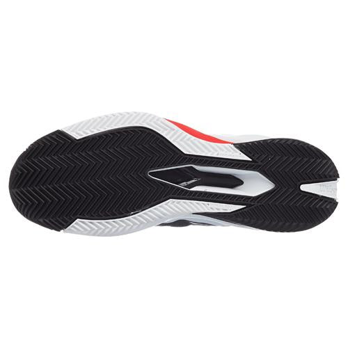 Wilson Rush Pro 4.0 Clay Men's tennis Shoes (Black/White/Poppy)