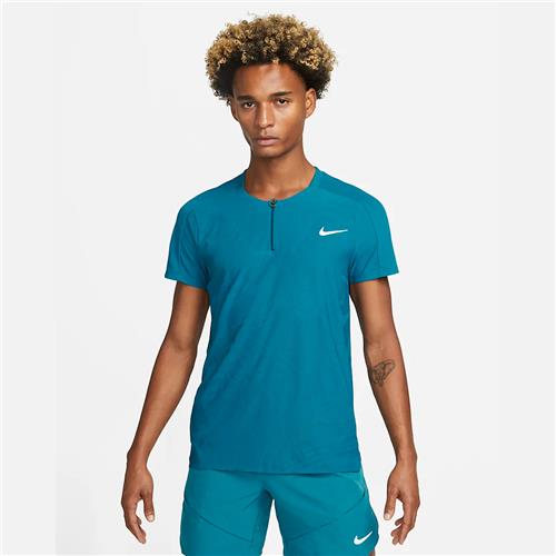 Nike Court Dri-Fit Adv Slam Men's Polo (Green Abyss/White)