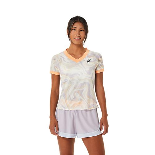 Asics Women's Match Graphic SS Top (Dusk Violet)