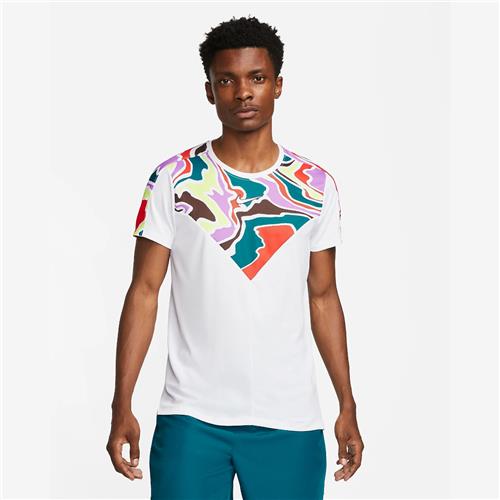 NikeCourt Dri-Fit Slam Men's Tennis Top (white)