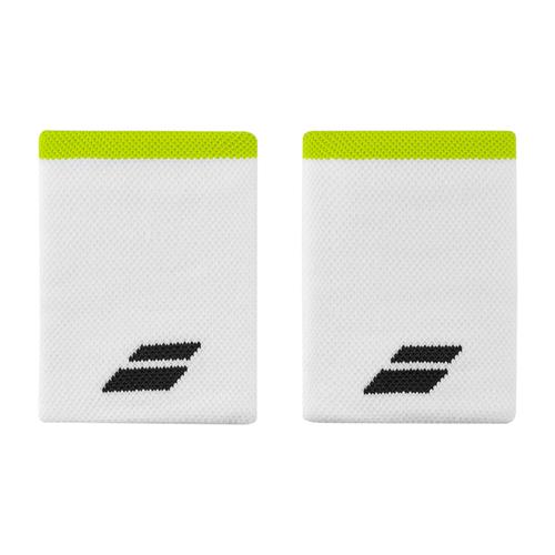 Babolat Logo Jumbo Wristband (White/Aero)