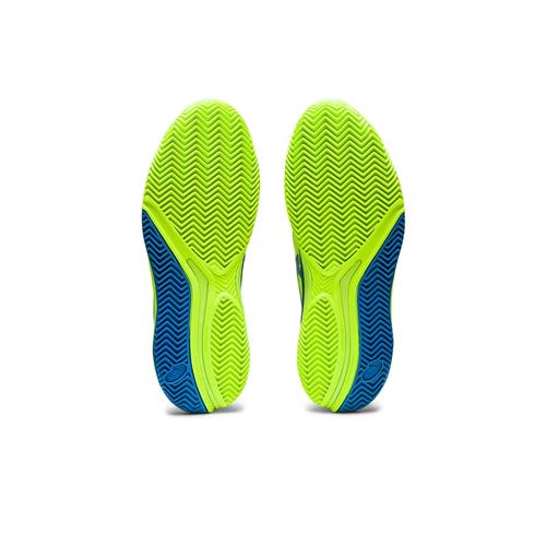 Asics Gel-Resolution 9 Clay Women's Tennis Shoes (Hazrd Green/Reborn Blue)