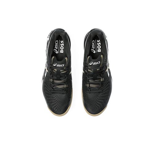 Asics Hugo Boss X Gel-Resolution 9 Clay Herringbone Men's Tennis Shoes (Black /Camel)