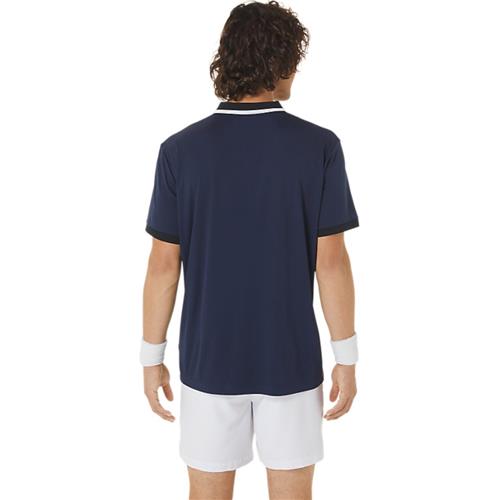 Asics Men's Court Polo Shirt (Midnight/Performance Black)