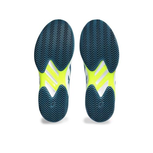 Asics Solution Speed FF2 Clay Men's Tennis Shoes (White/Restful Teal)