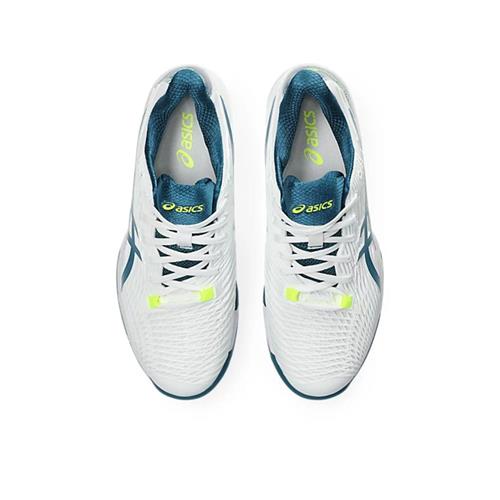 Asics Solution Speed FF2 Clay Men's Tennis Shoes (White/Restful Teal)