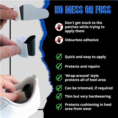 Trainer Armour Heel Hole Preventer black