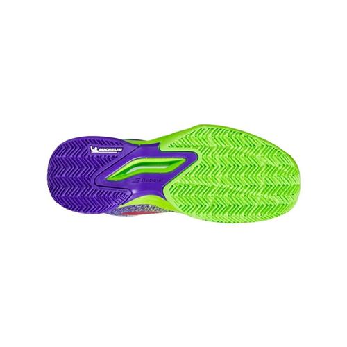 Babolat Jet Match 3 Clay Junior Tennis Shoes (Jade Lime)