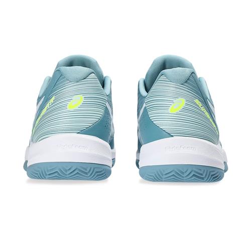 Asics Solution Swift FF Clay Womens Tennis Shoes (Gris Blue/White)