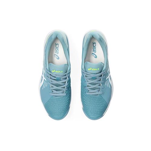 Asics Solution Swift FF Clay Womens Tennis Shoes (Gris Blue/White)