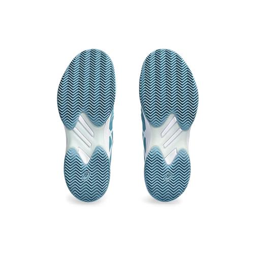 Asics Solution Swift FF Clay Womens Tennis Shoes (Gris Blue/White)