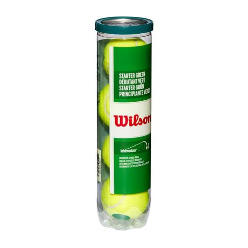Wilson Starter Green Tennis 4-Ball Can