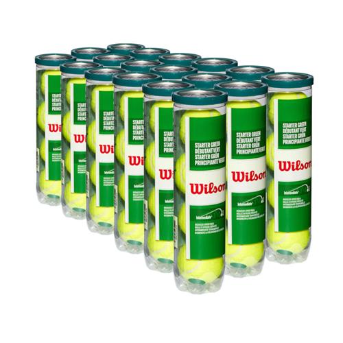 Wilson Starter Green Tennis Balls (18 can box)