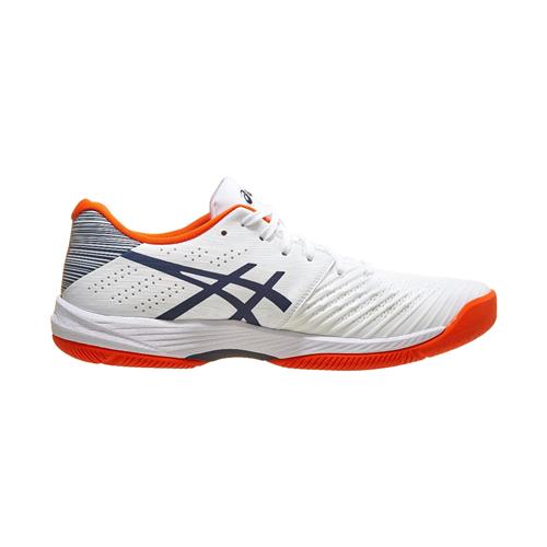 Asics Solution Swift FF Clay Men's Tennis shoes (White/Blue Expanse)