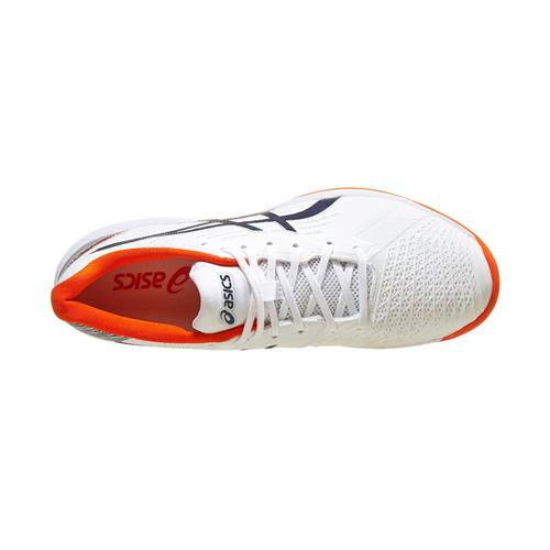 Asics Solution Swift FF Clay Men's Tennis shoes (White/Blue Expanse)