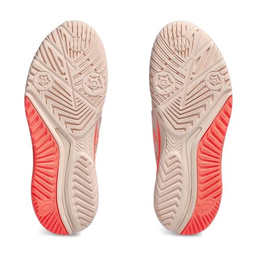 Asics Gel-Resolution 9 Womens Tennis Shoes (Pearl Pink/Sun Coral)