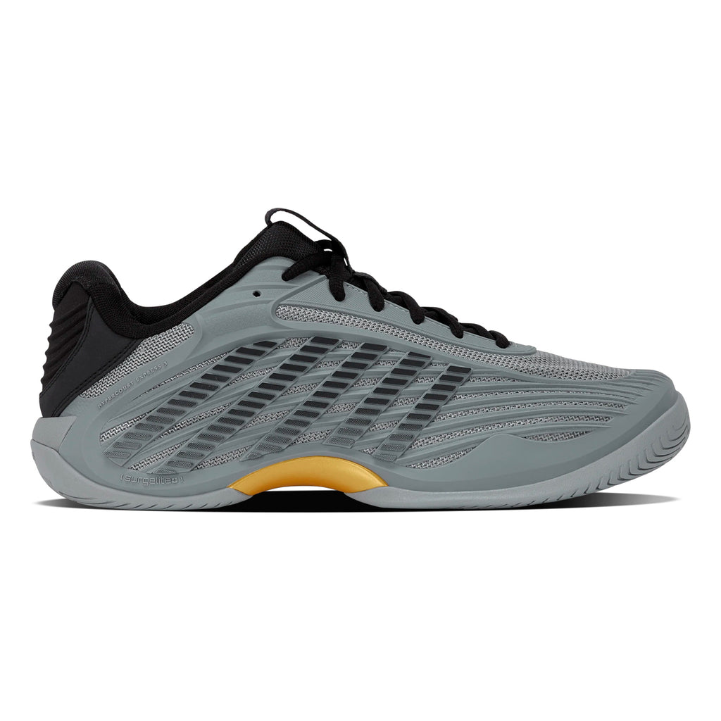 K-Swiss Hypercourt Express 3 AC Men's Shoes (Ultimate Gray/Moonless Night/Gold)