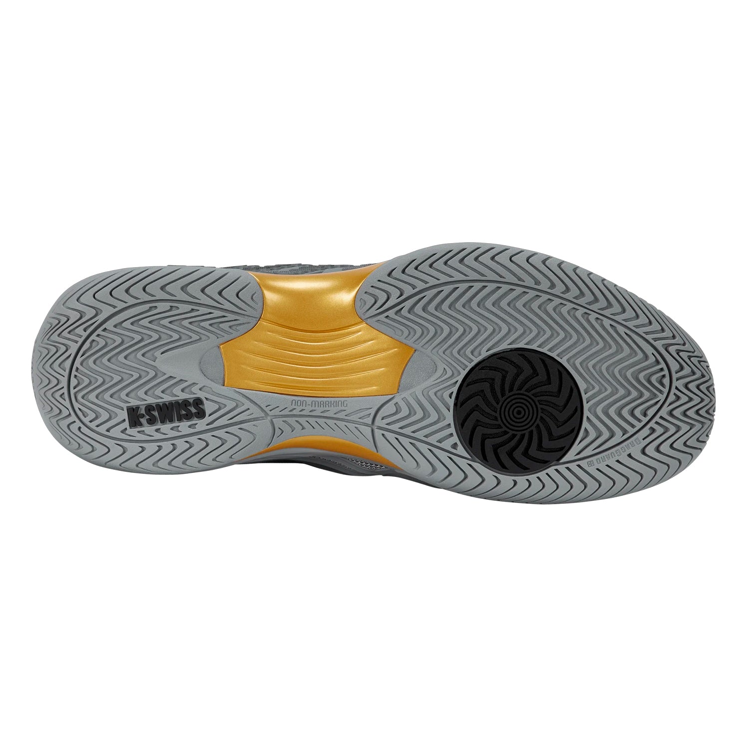 K-Swiss Hypercourt Express 3 AC Men's Shoes (Ultimate Gray/Moonless Night/Gold)