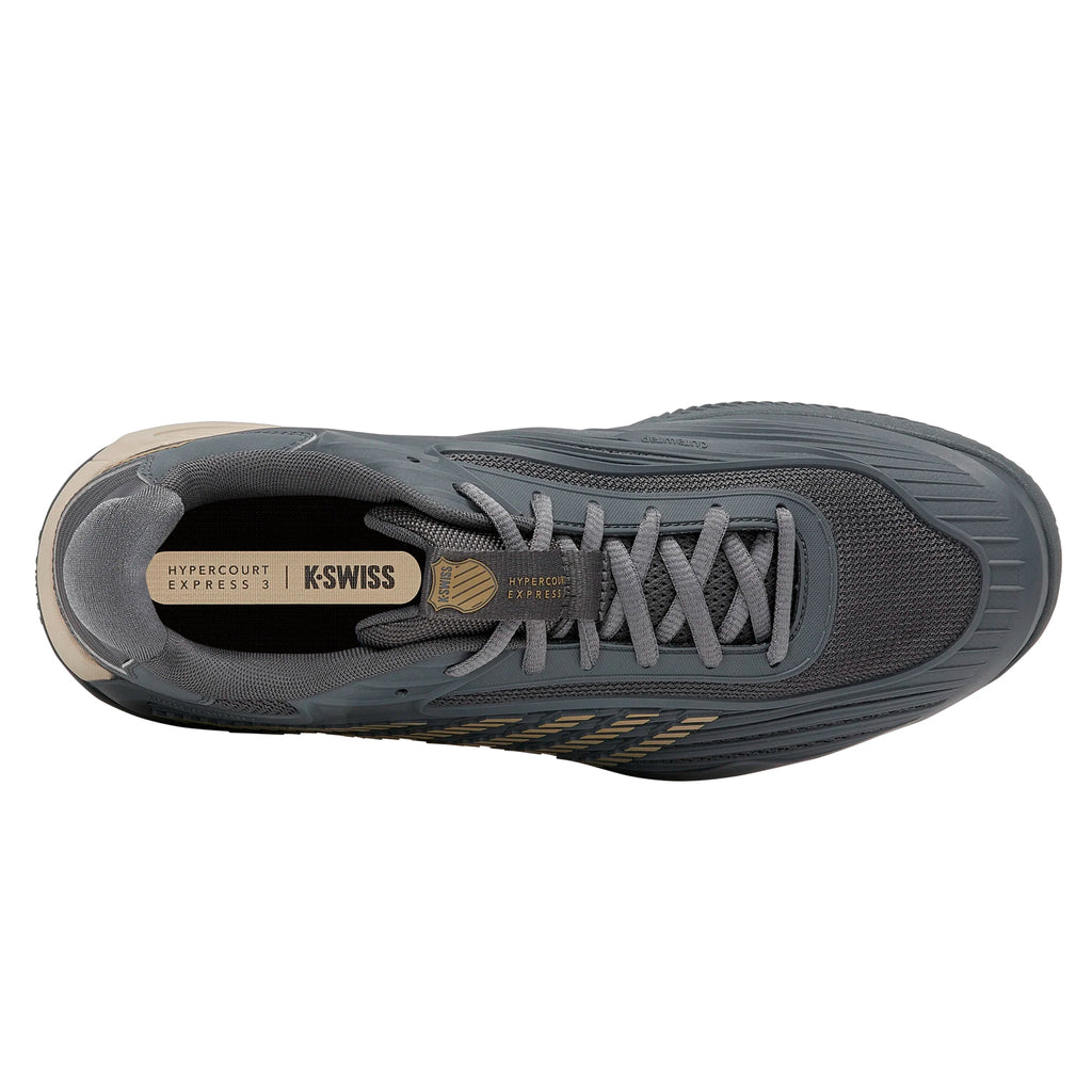 K-Swiss Hypercourt Express 3 Herringbone Men's Shoes (Turbulence/Khaki)