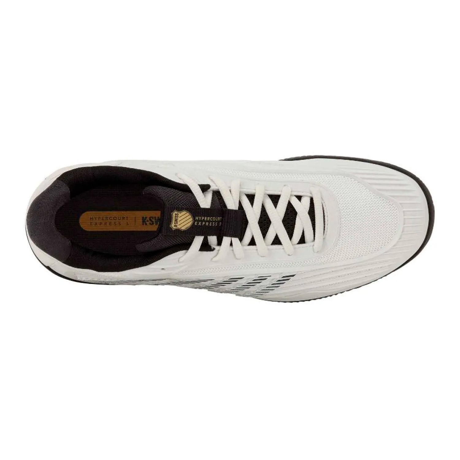 K-Swiss Hypercourt Express 3 AC Men's Shoes (White/Gold)
