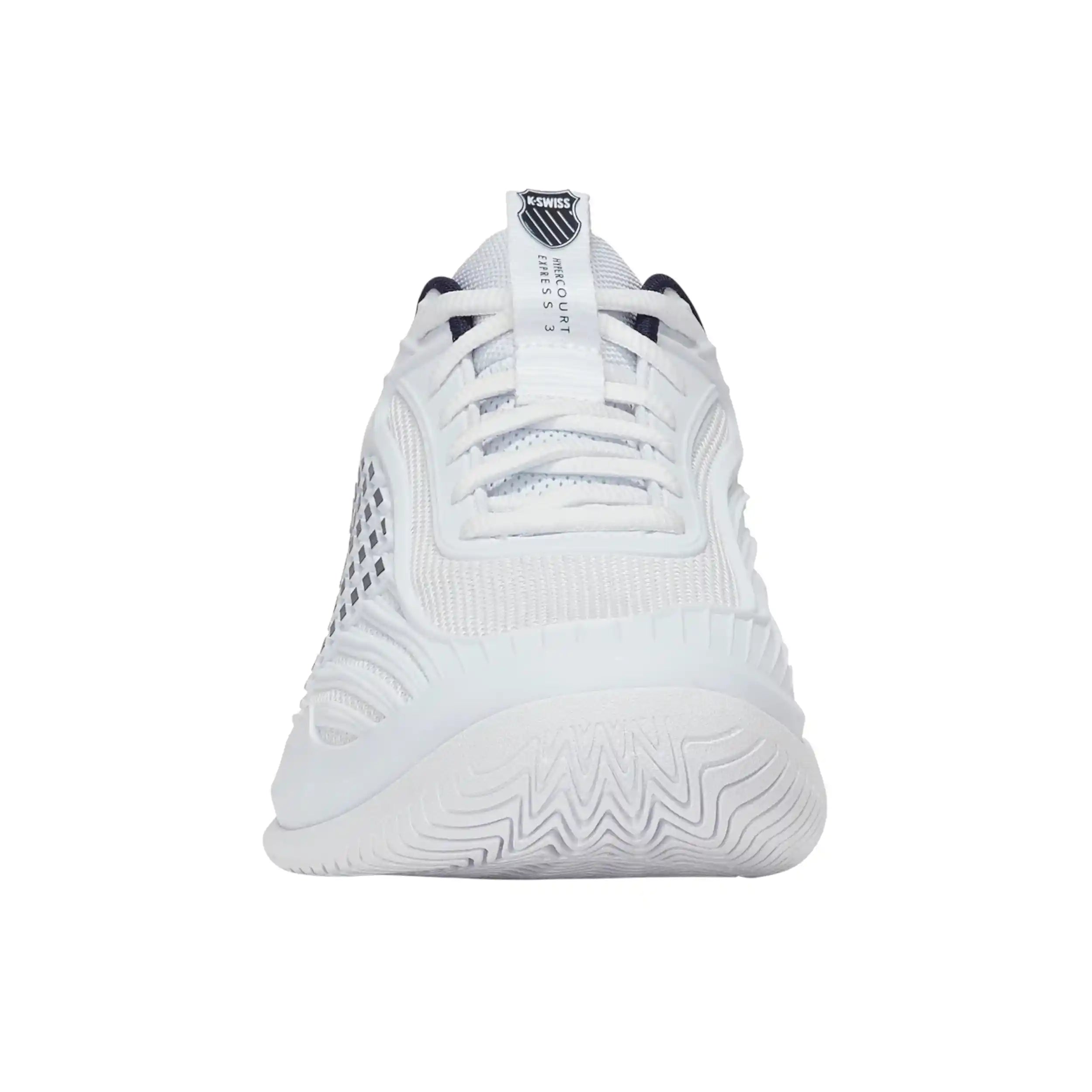 K-Swiss Hypercourt Express 3 Herringbone Men's Shoes (White/Peacoat/Silver)