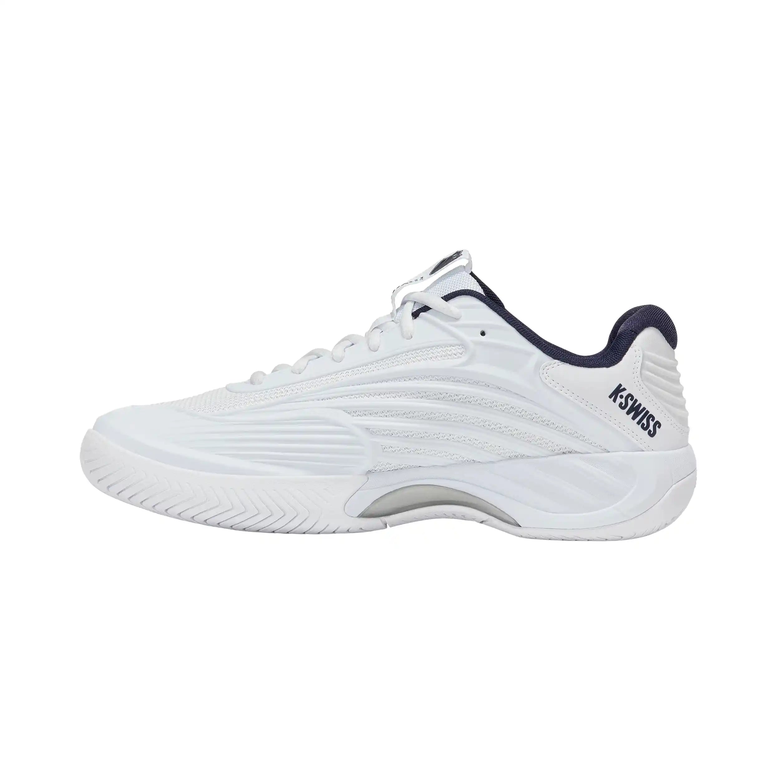 K-Swiss Hypercourt Express 3 Herringbone Men's Shoes (White/Peacoat/Silver)