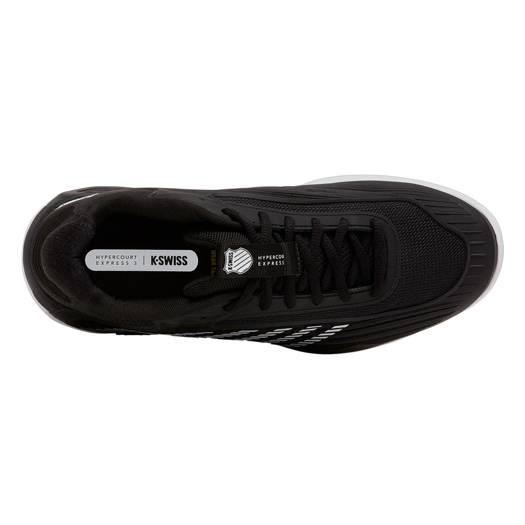 K-Swiss Hypercourt Express 3 2E All Court Men's Shoes (Black/White)