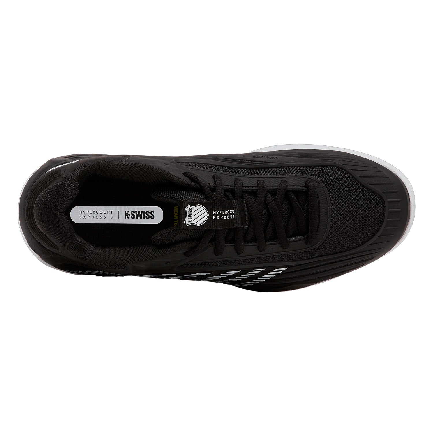 K-Swiss Hypercourt Express 3 2E All Court Men's Shoes (Black/White)