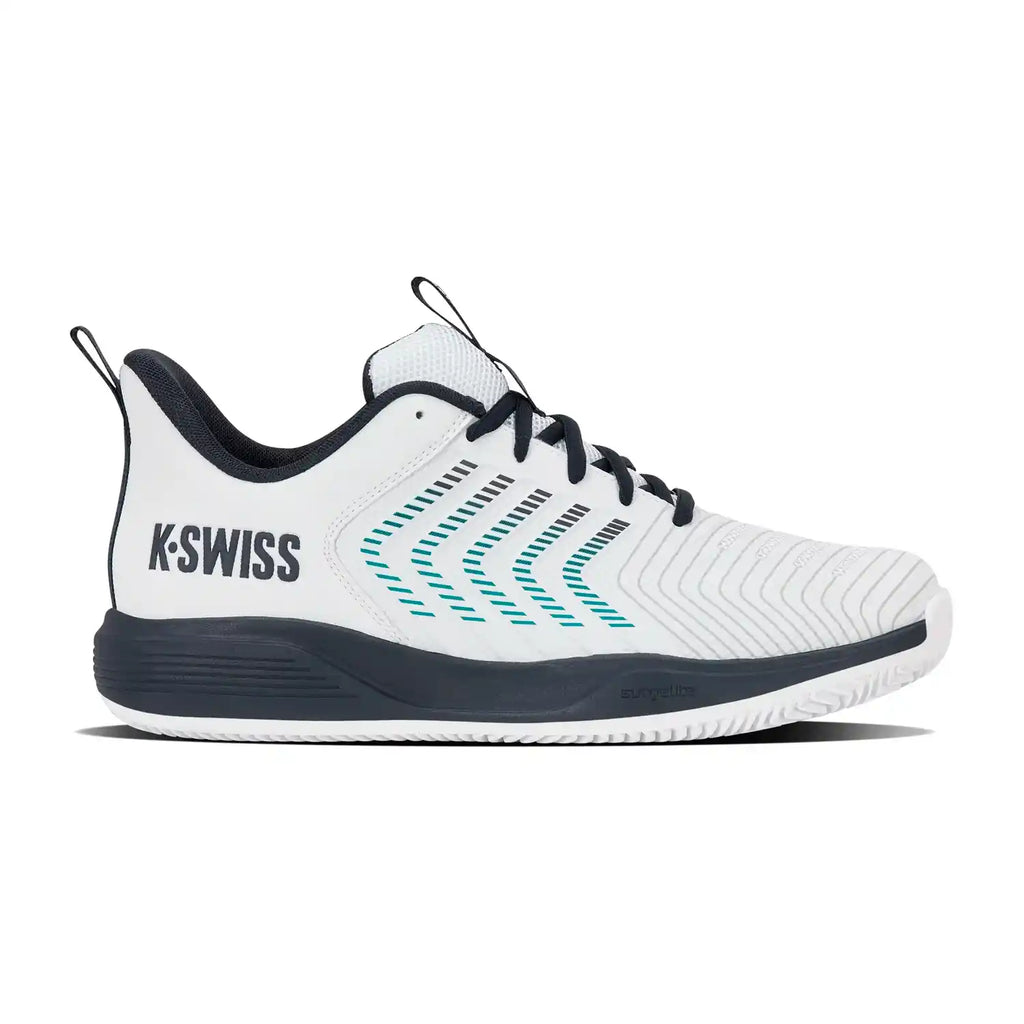 K-Swiss Ultrashot Light HB Men's Shoes (White/Carbon/Baltic)