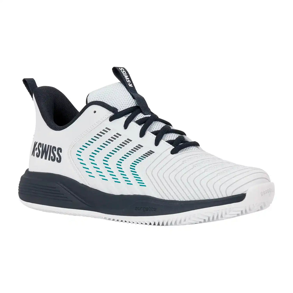 K-Swiss Ultrashot Light HB Men's Shoes (White/Carbon/Baltic)