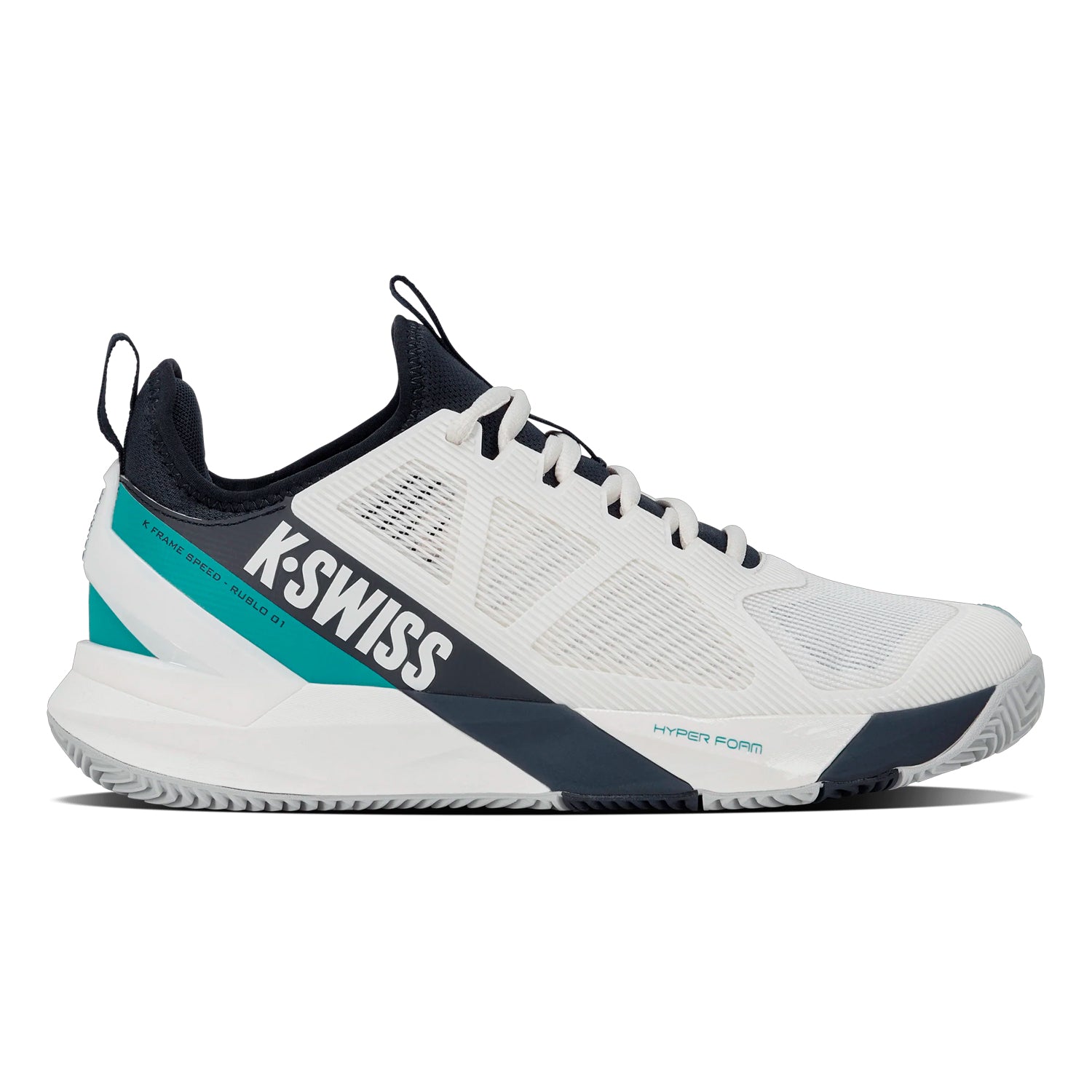K-Swiss K-Frame Speed Rublo Clay Men's Shoes (White/Baltic)