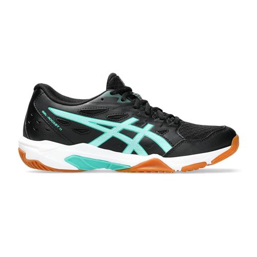Asics Gel-Rocket 11 Womens Indoor Shoes (Black/Illuminate Mint)