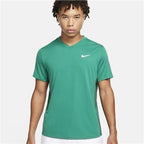 NikeCourt Dri-Fit Victory Men's Tennis Top (Malachite/Gorge Green/White)