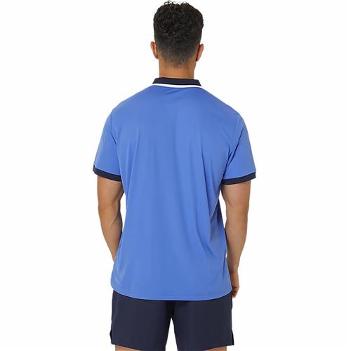 Asics Men's Court Polo Shirt (Sapphire/Midnight)