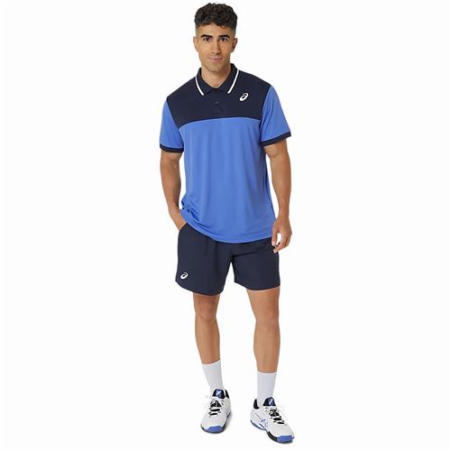 Asics Men's Court Polo Shirt (Sapphire/Midnight)