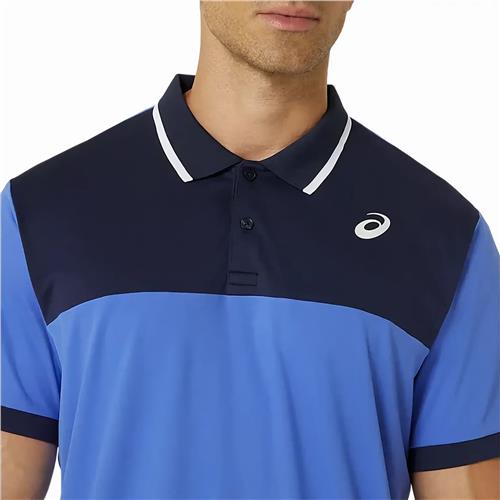 Asics Men's Court Polo Shirt (Sapphire/Midnight)