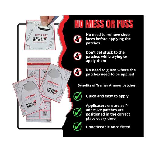 Trainer Armour Big Toe Hole Preventer white