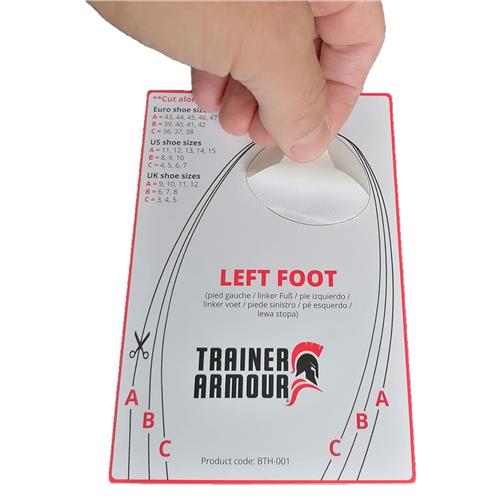Trainer Armour Big Toe Hole Preventer white