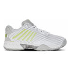 K-Swiss Hypercourt Express 2 HB Womens Tennis shoes (White/Gray Violet/Lime Green)