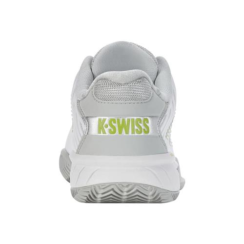 K-Swiss Hypercourt Express 2 HB Womens Tennis shoes (White/Gray Violet/Lime Green)