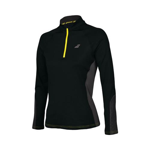 Babolat Womens Core 1/2 Zip (Black/Rabbit)