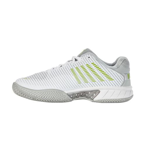 K-Swiss Hypercourt Express 2 AC Womens Tennis shoes (White/Gray Violet/Lime Green)