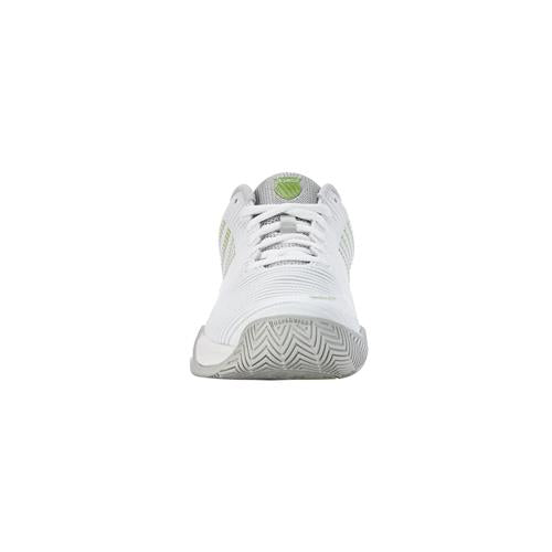 K-Swiss Hypercourt Express 2 AC Womens Tennis shoes (White/Gray Violet/Lime Green)