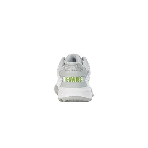 K-Swiss Hypercourt Express 2 AC Womens Tennis shoes (White/Gray Violet/Lime Green)