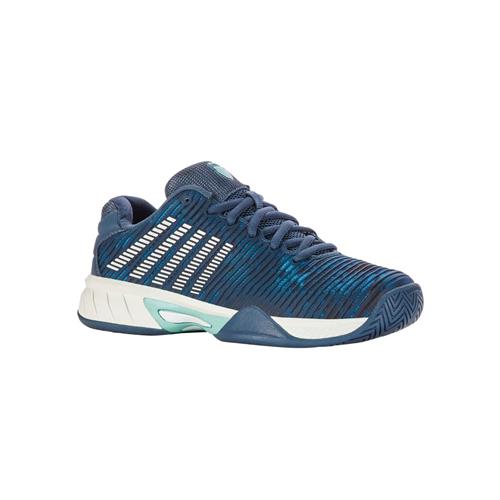 K-Swiss Hypercourt Express 2 Junior Tennis Shoes (Indian Teal/Star White)