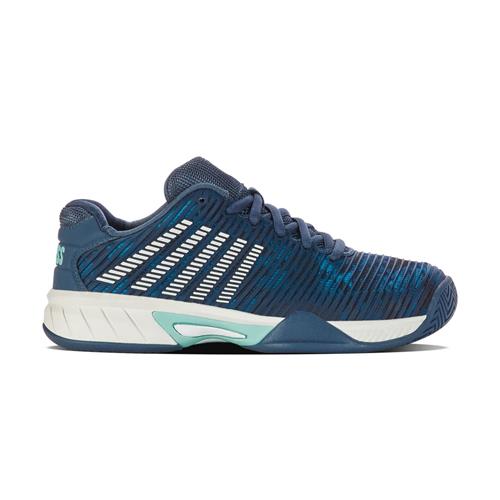 K-Swiss Hypercourt Express 2 Junior Tennis Shoes (Indian Teal/Star White)