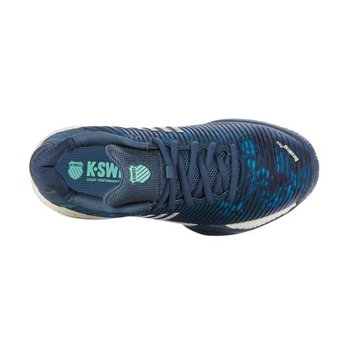 K-Swiss Hypercourt Express 2 Junior Tennis Shoes (Indian Teal/Star White)