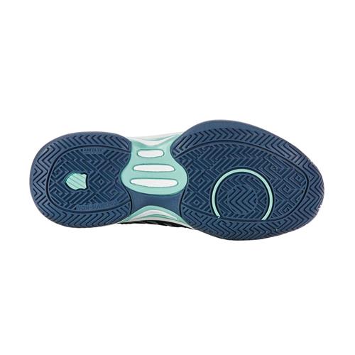 K-Swiss Hypercourt Express 2 Junior Tennis Shoes (Indian Teal/Star White)